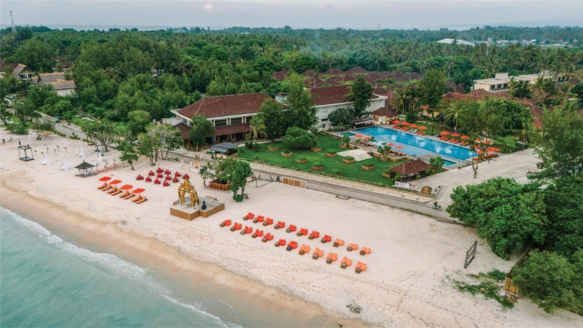 Ombak Sunset Hotel Gili Trawangan Exterior photo
